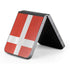 Denmark Flag Distressed Galaxy Z Flip6 Skin